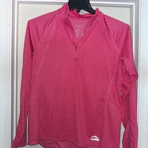 L.L. Bean Women's Vibrant Pink Long Sleeve Tee
